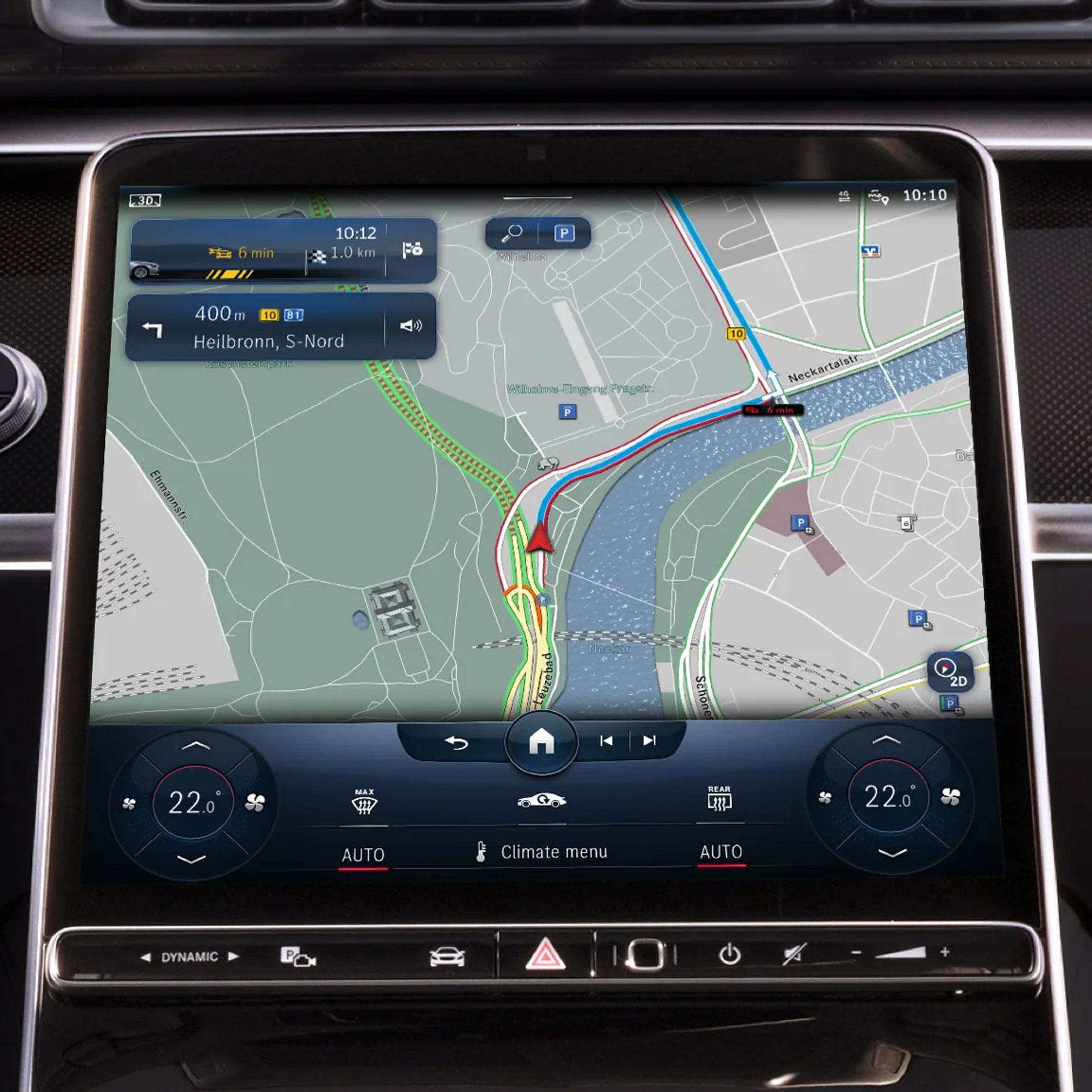 Live Traffic Information | Navigație | Mercedes-Benz Navigația cu Live Traffic Information.