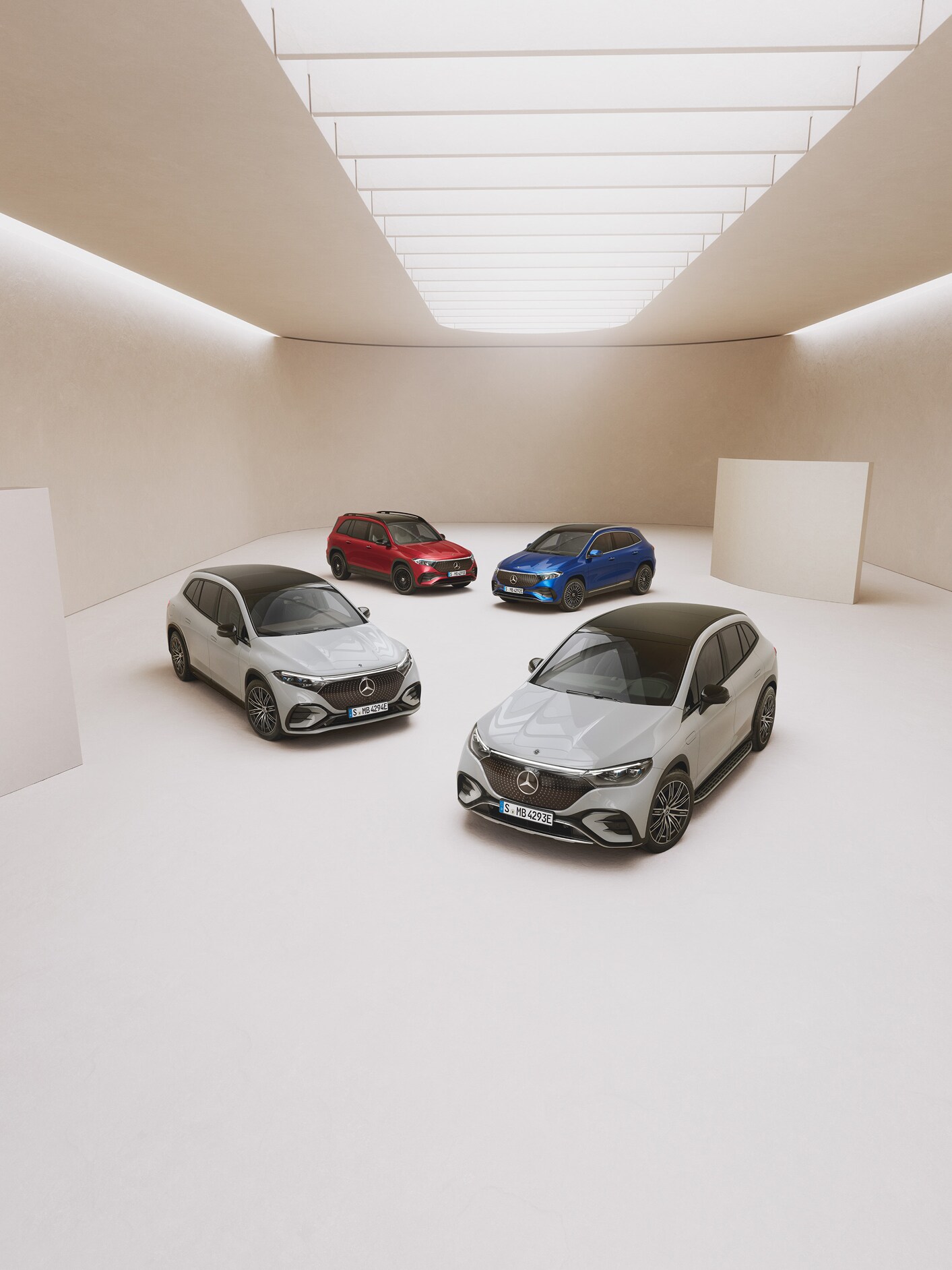 Ofertele de autovehicule electrice de la Mercedes-Benz.