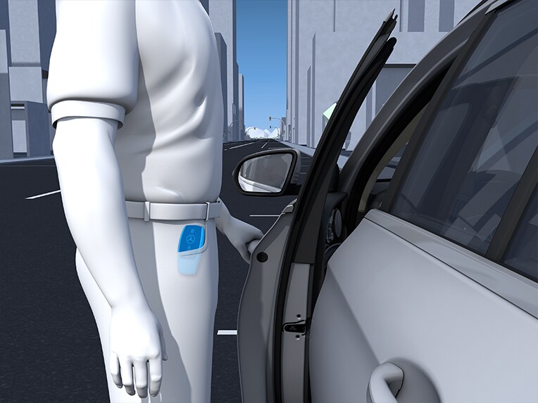 KEYLESS-GO în noul model Mercedes-Benz Clasa B.