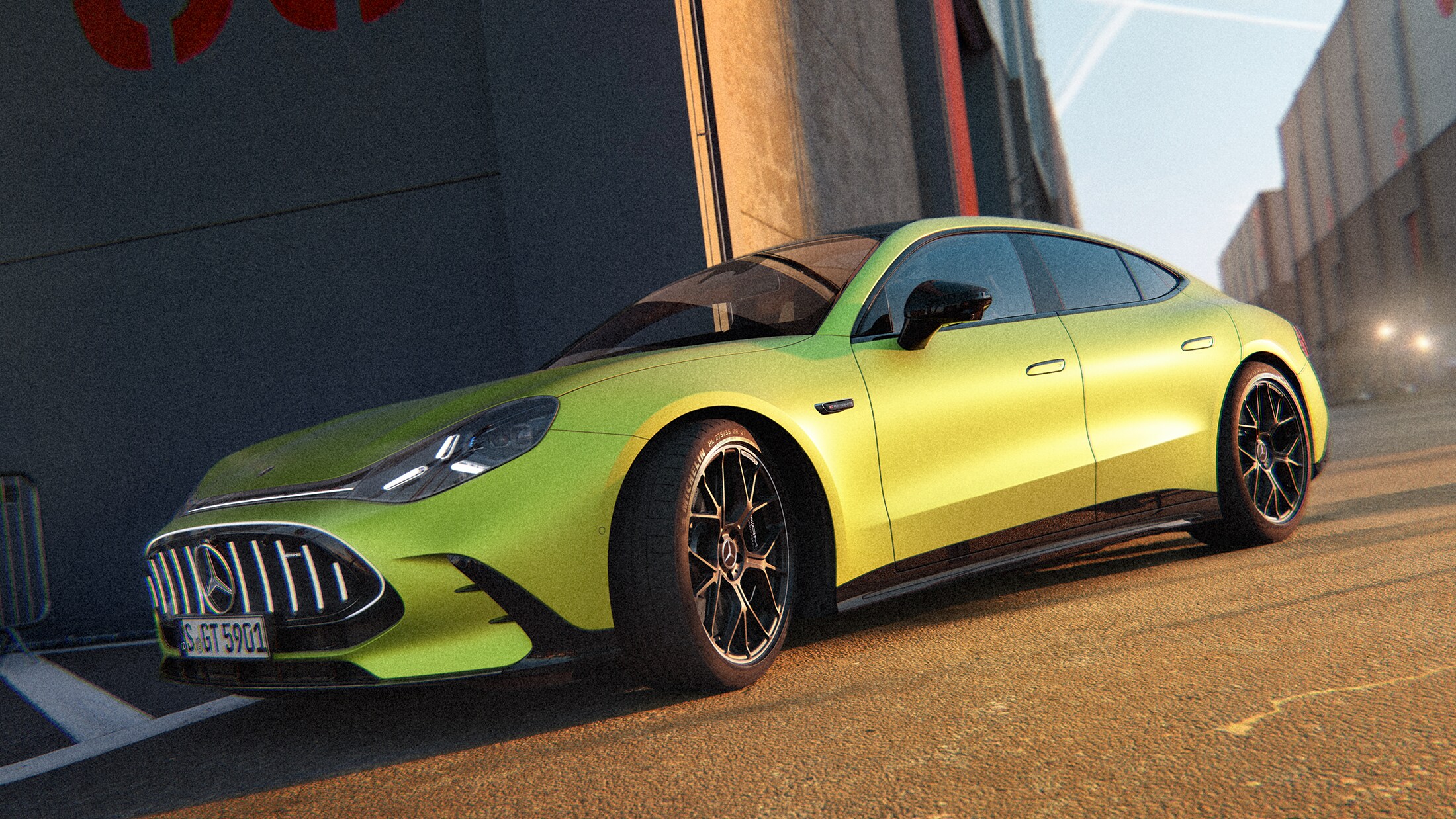 Noul Mercedes-AMG GT Coupé cu 4 uși.
