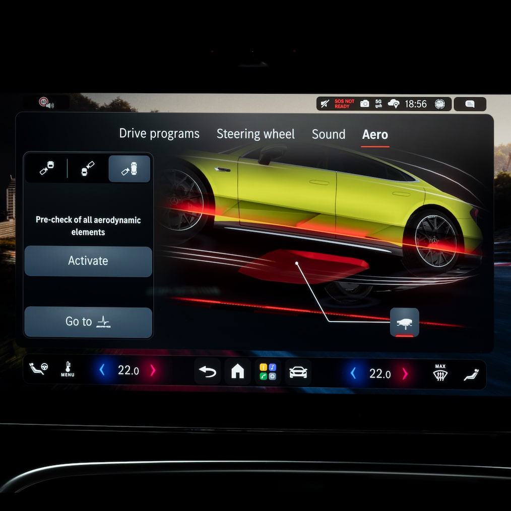 Podeaua caroseriei modelului GT Coupé cu 4 uși de la Mercedes-AMG.