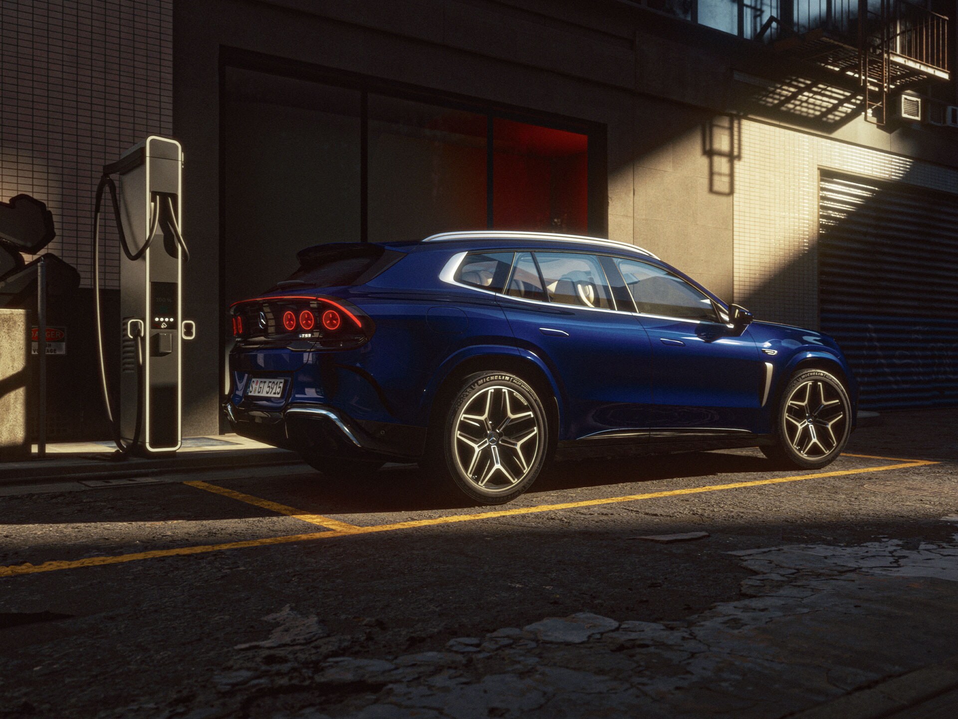 încărcarea noului GT SUV de la Mercedes-AMG.