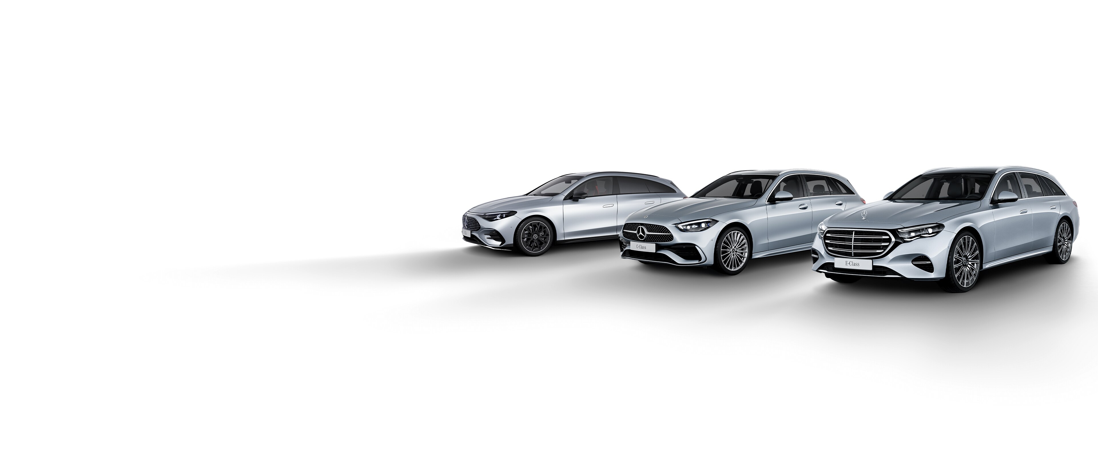 Gama Mercedes-Benz model T: CLA Shooting Brake, Clasa C model T și Clasa E model T.