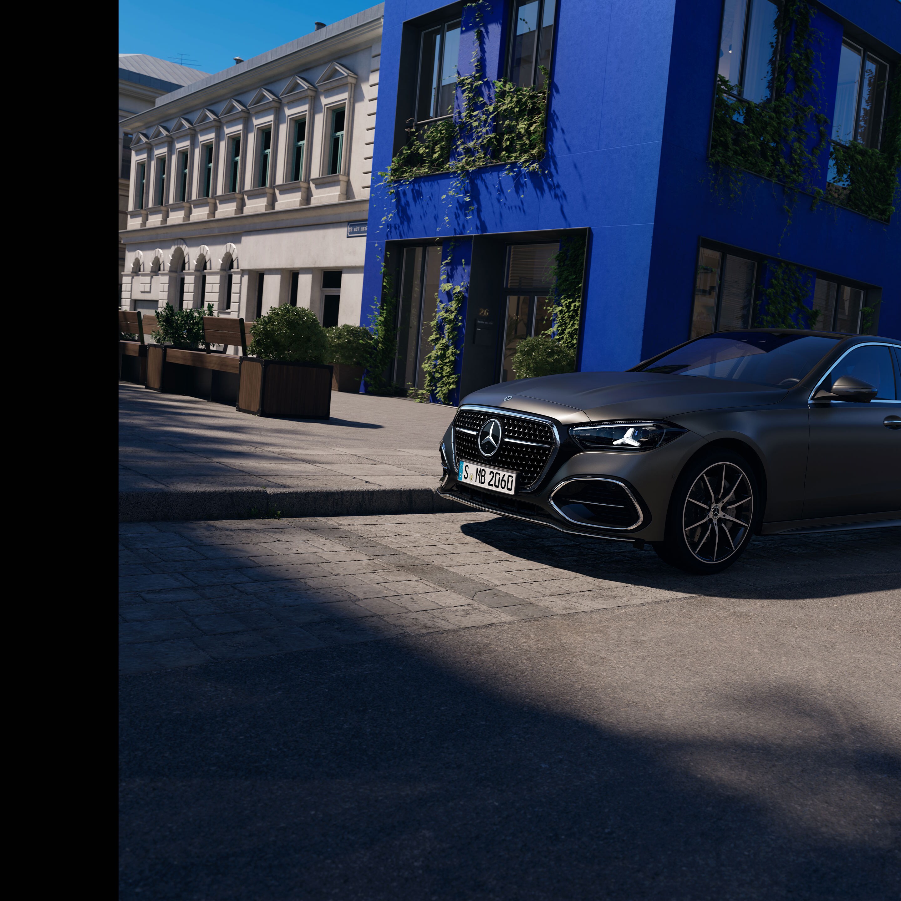 Exteriorul noului model Clasa C limuzină de la Mercedes-Benz.