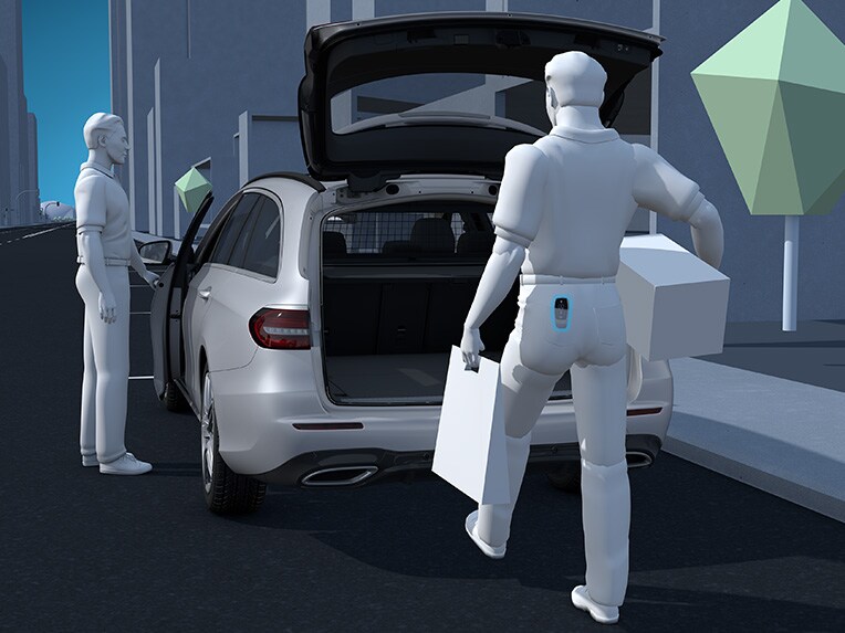 Limuzina clasa C Mercedes-Benz cu pachet confort KEYLESS-GO.
