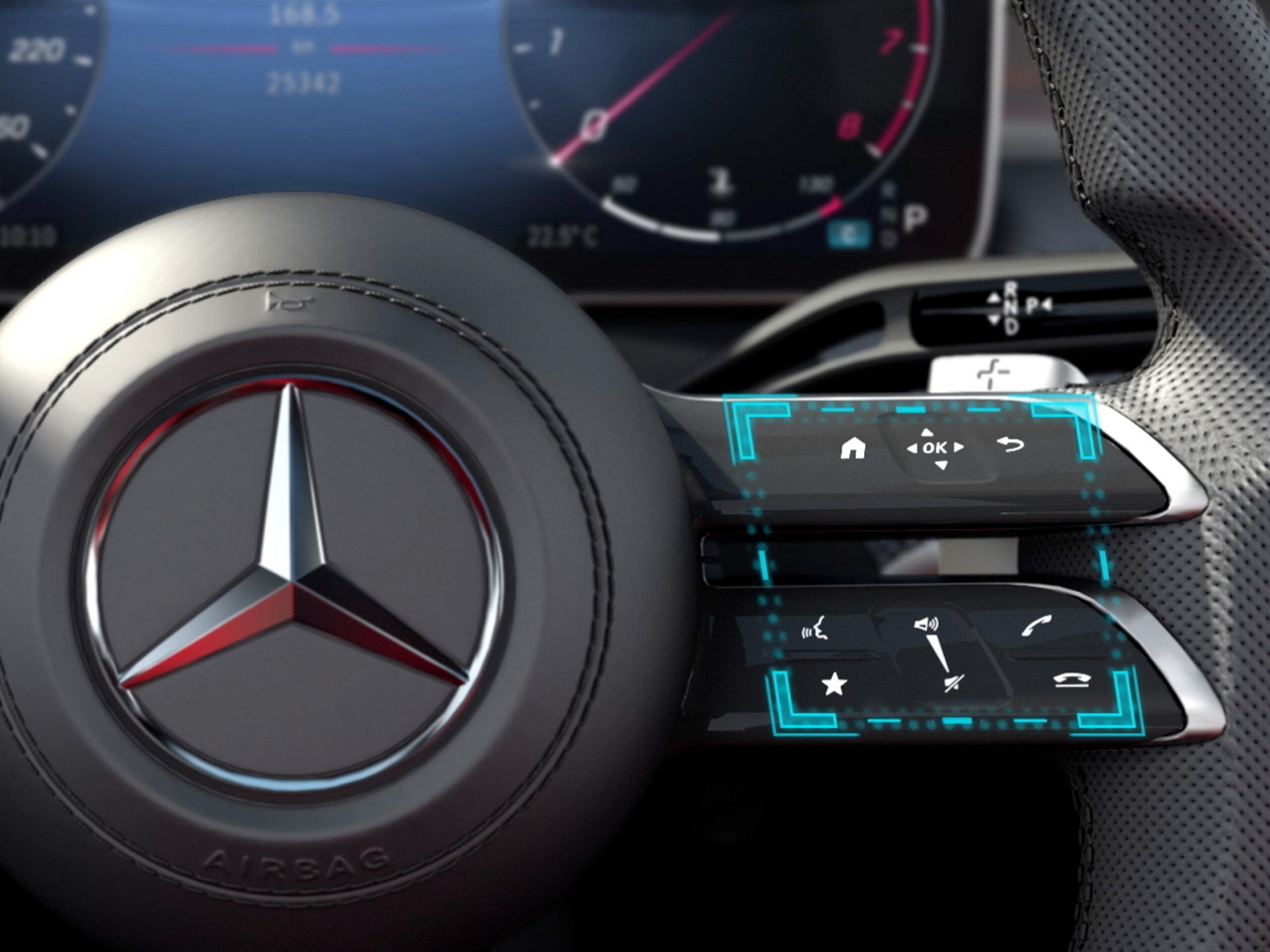 Videoclipul prezintă funcționarea conceptului de operare touch MBUX în modelul Mercedes-Benz Clasa C Limuzină.