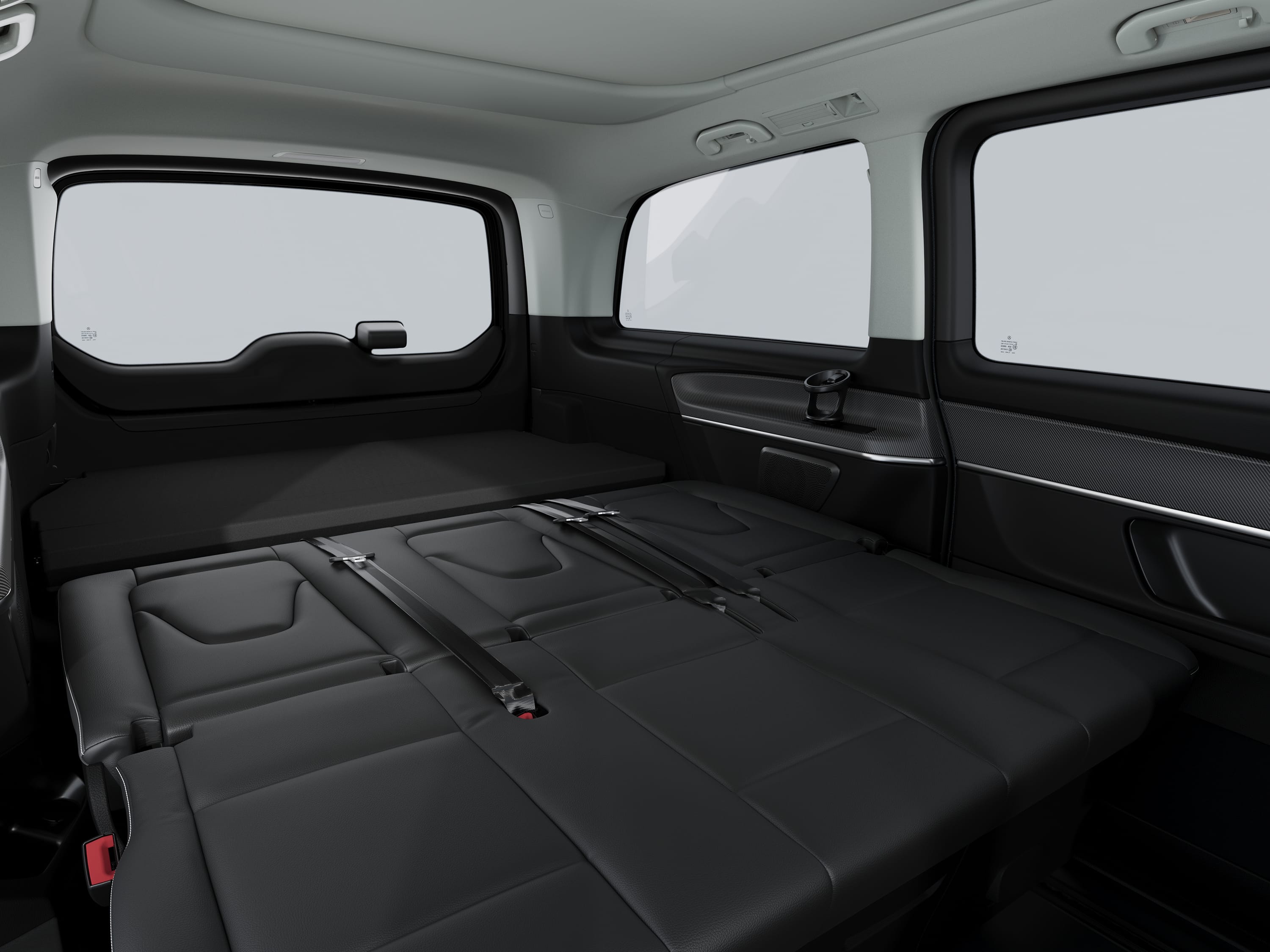Depozitare în Marco Polo HORIZON | Universul Marco Polo HORIZON | Mercedes-Benz Bancheta modelului Mercedes-Benz Marco Polo HORIZON cu depozitare în sertare integrate și spațiu interior flexibil.