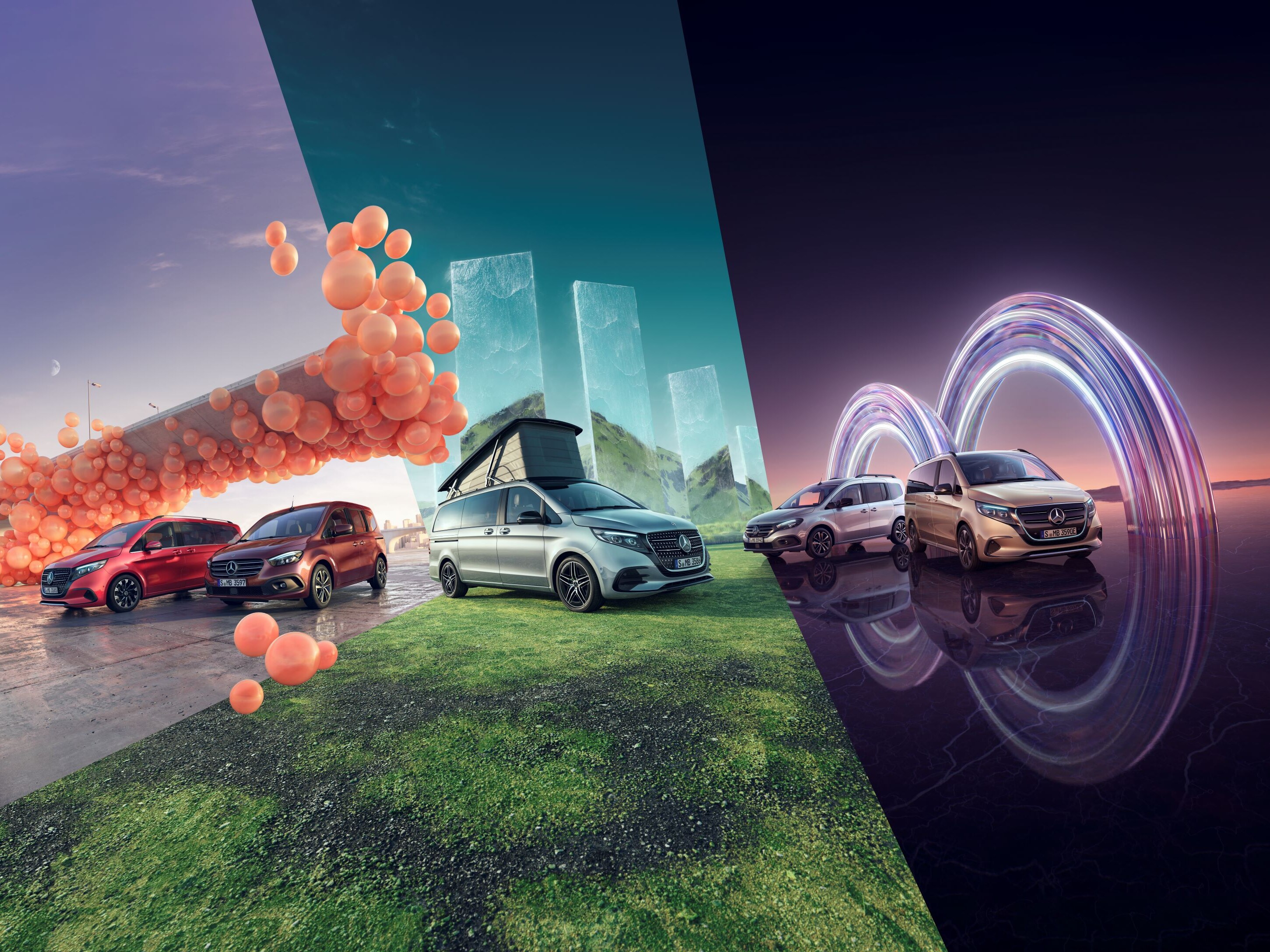 Modele Van și Camper de la Mercedes-Benz