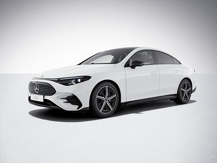 Pachetul Night al noului CLA complet electric de la Mercedes-Benz.
