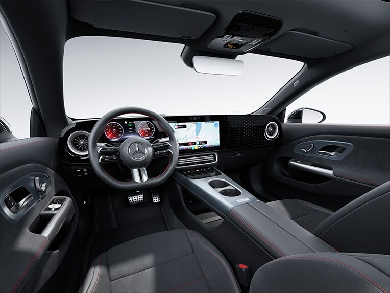 Pachetul AMG al noului CLA complet electric de la Mercedes-Benz.