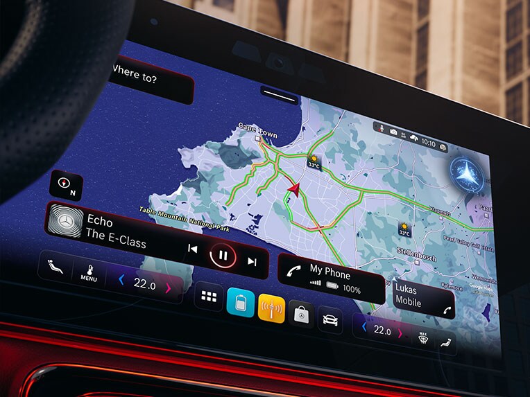 Asistentul virtual MBUX în noul CLA de la Mercedes-Benz.