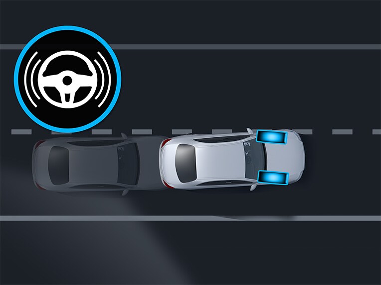 Asistentul activ pentru menținerea benzii de rulare din noul model Mercedes-Benz CLA Shooting Brake.