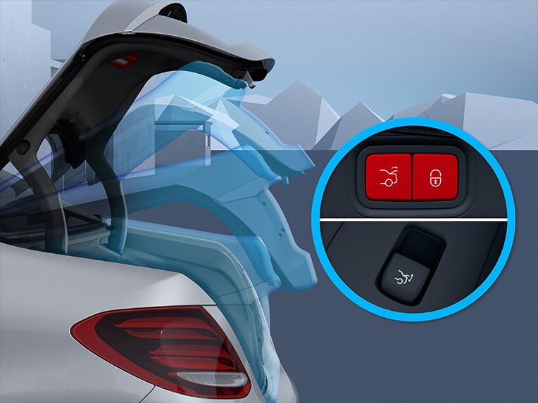 Hayonul EASY-PACK în noul model Mercedes-Benz CLA Shooting Brake.