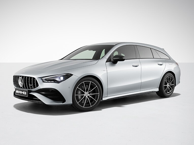 Pachetul AMG Night al modelului CLA Shooting Brake de la Mercedes-AMG.