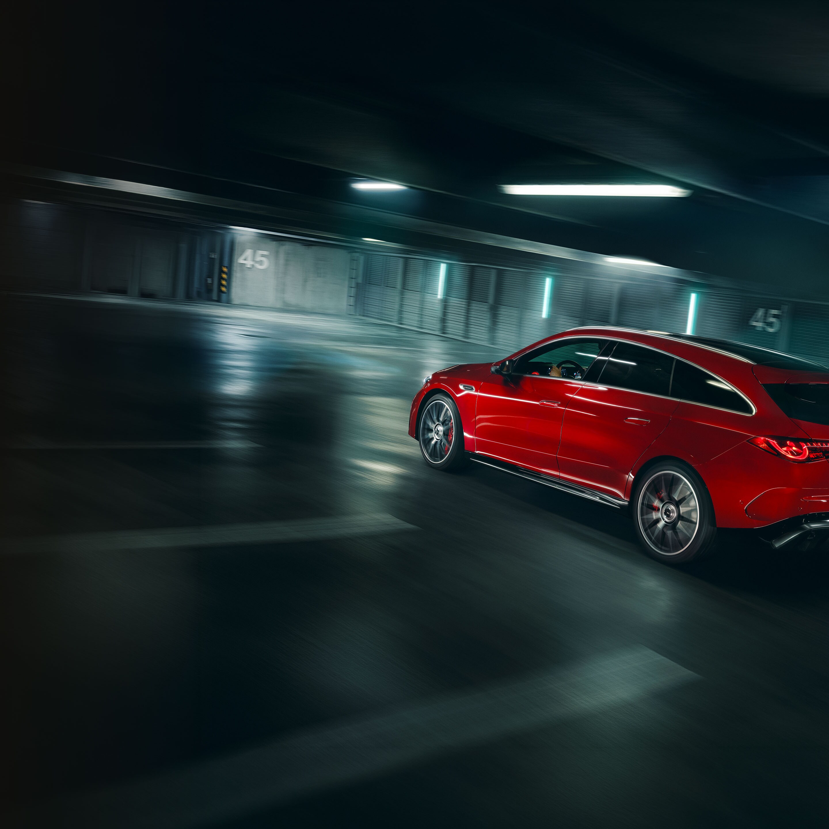 Performanța noului Mercedes-AMG CLA 45 4MATIC+ Shooting Brake electric.