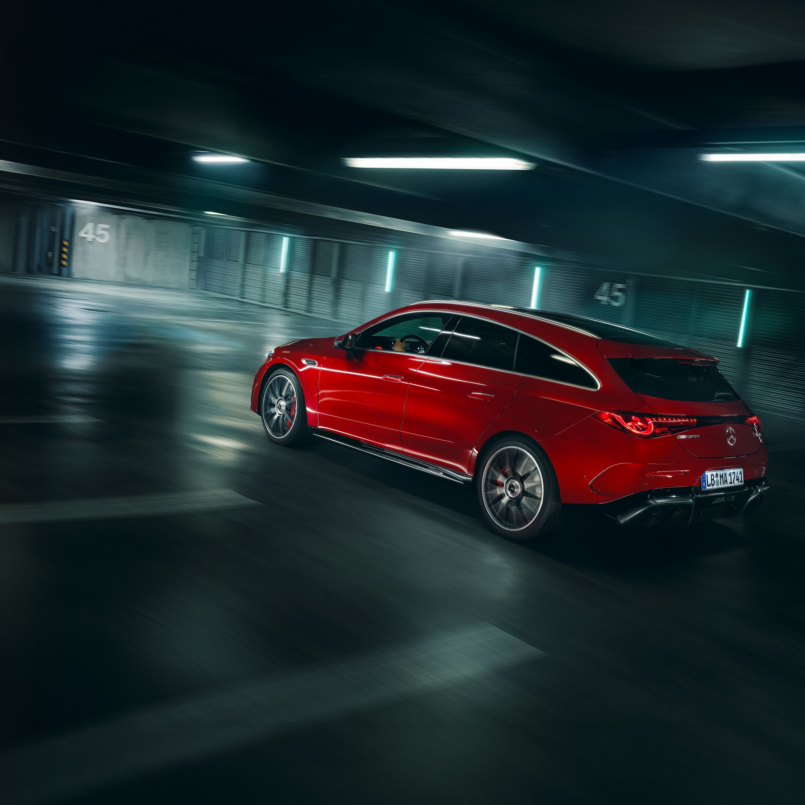 Performanța noului Mercedes-AMG CLA 45 4MATIC+ Shooting Brake electric.