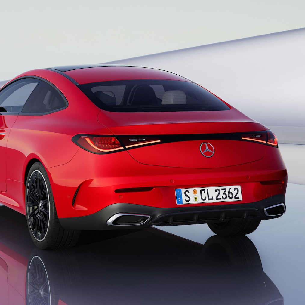 Designul spate al noului model CLE Coupé de la Mercedes-Benz.