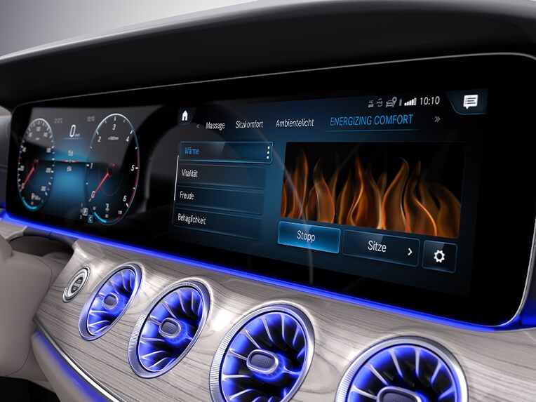 Pachetul ENERGIZING Plus din modelul Mercedes-Benz CLS.