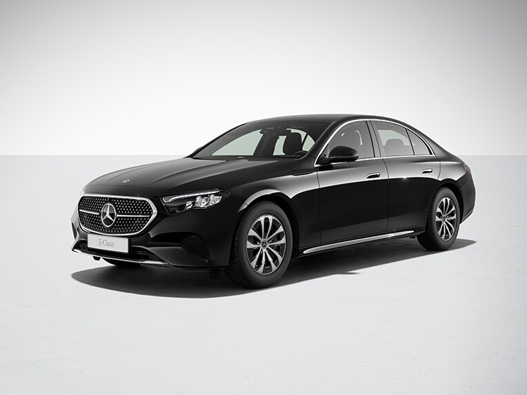 Exteriorul modelului Clasa E limuzină de la Mercedes-Benz cu linia de echipare AVANTGARDE.