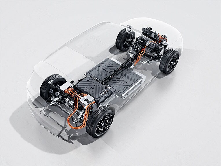 Tracțiunea integrală 4MATIC în noul model EQB de la Mercedes-Benz.
