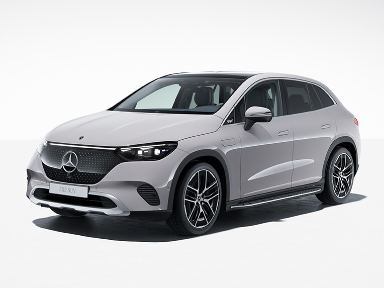 Exteriorul noului EQE SUV de la Mercedes-Benz în linia de echipare Exterior Electric Art.