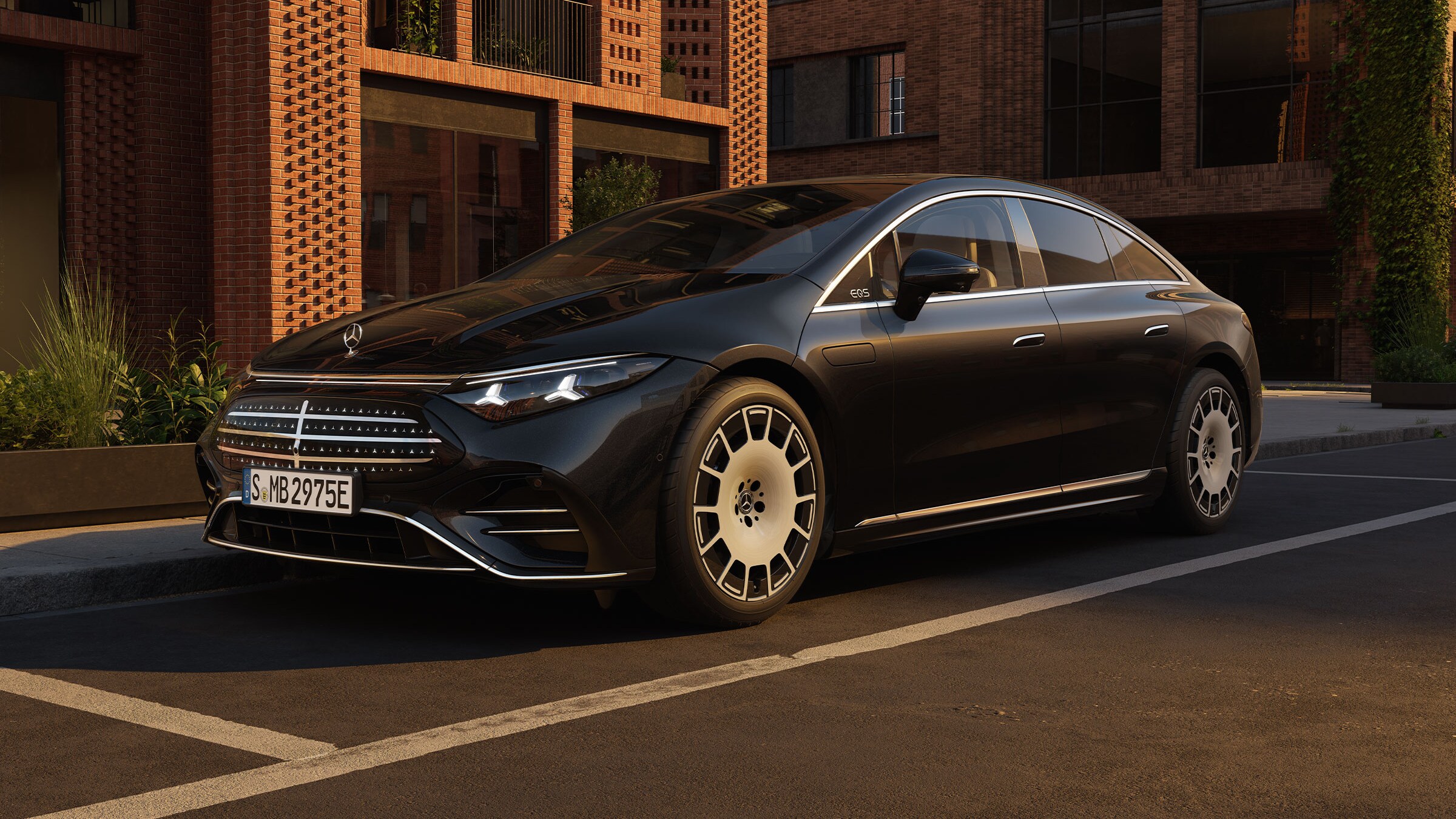 Noul model complet electric EQS Limuzină.