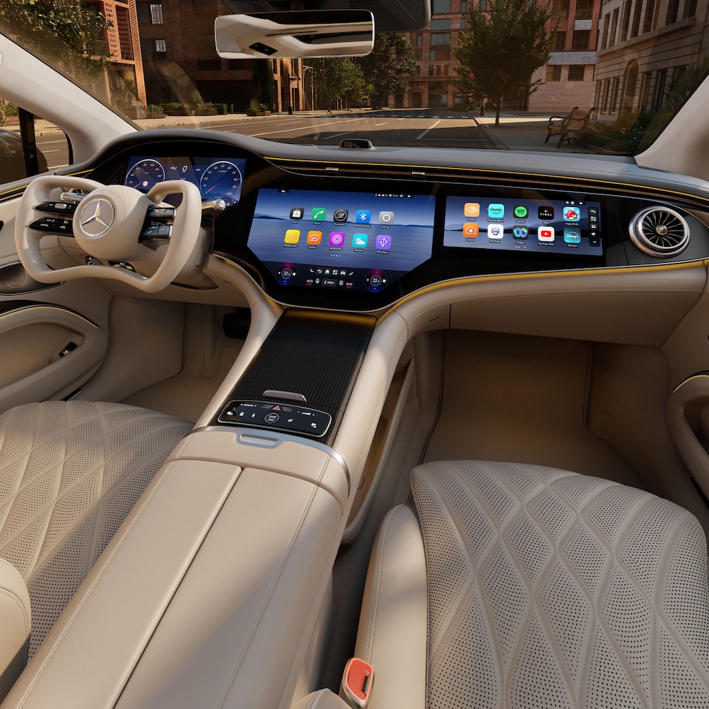 Noua generație MB.OS din noul model Mercedes-Benz EQS.