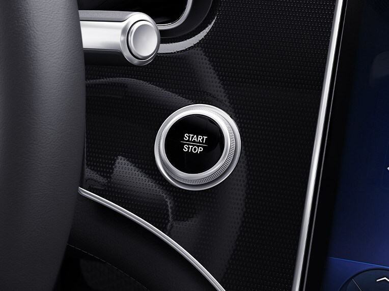 O reprezentare grafică a pachetului confort KEYLESS-GO al modelului EQS Limuzină de la Mercedes-Benz.
