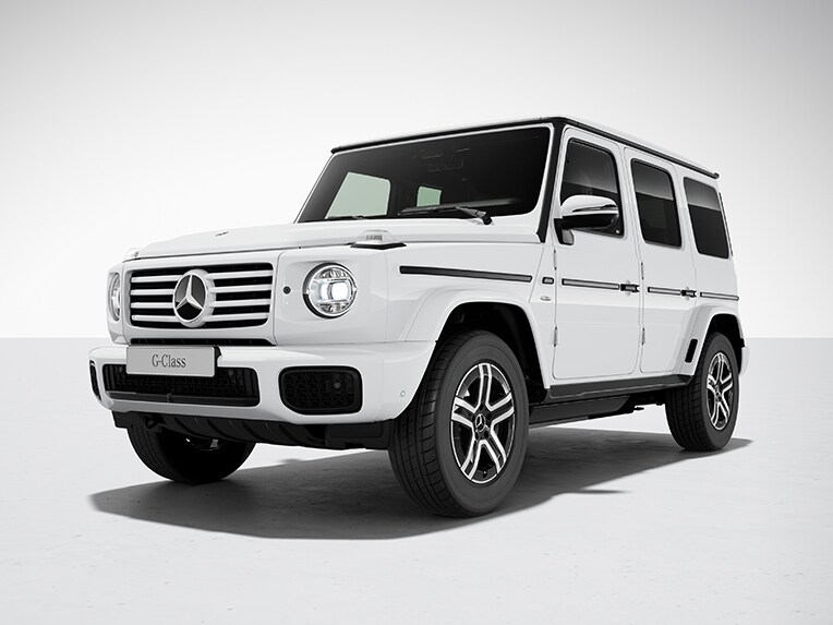 Modelul Clasa G complet electric de la Mercedes-Benz cu echipare standard.