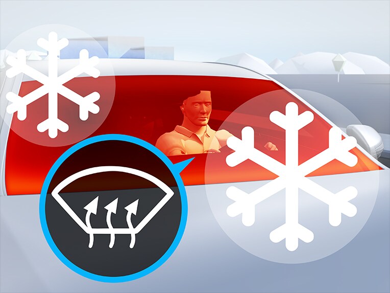 Pachet termic tip confort în modelul Clasa G complet electric de la Mercedes-Benz.