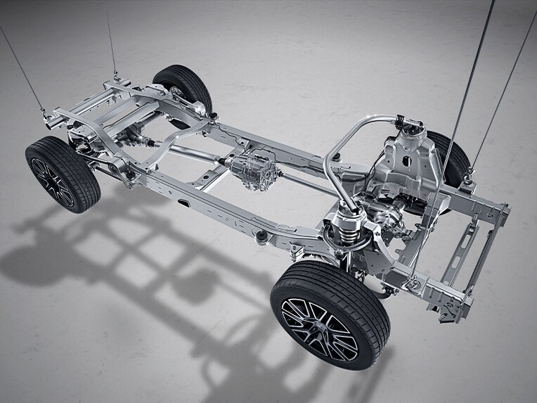 Conceptul punților Clasei G de la Mercedes-Benz.
