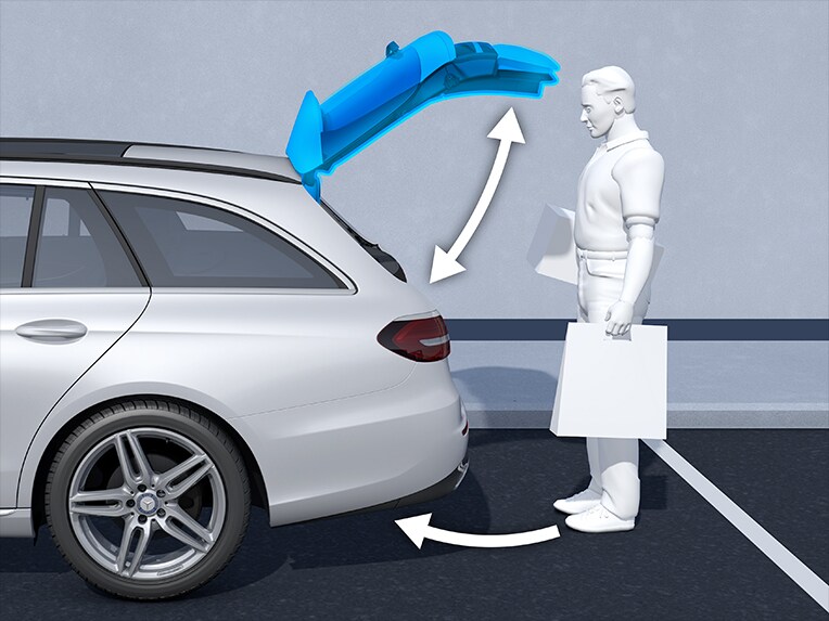 HANDS-FREE ACCESS în noul model Mercedes-Benz GLA.