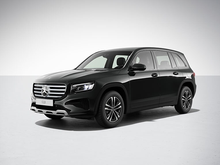 Echiparea standard la exterior a noului model GLB de la Mercedes-Benz.