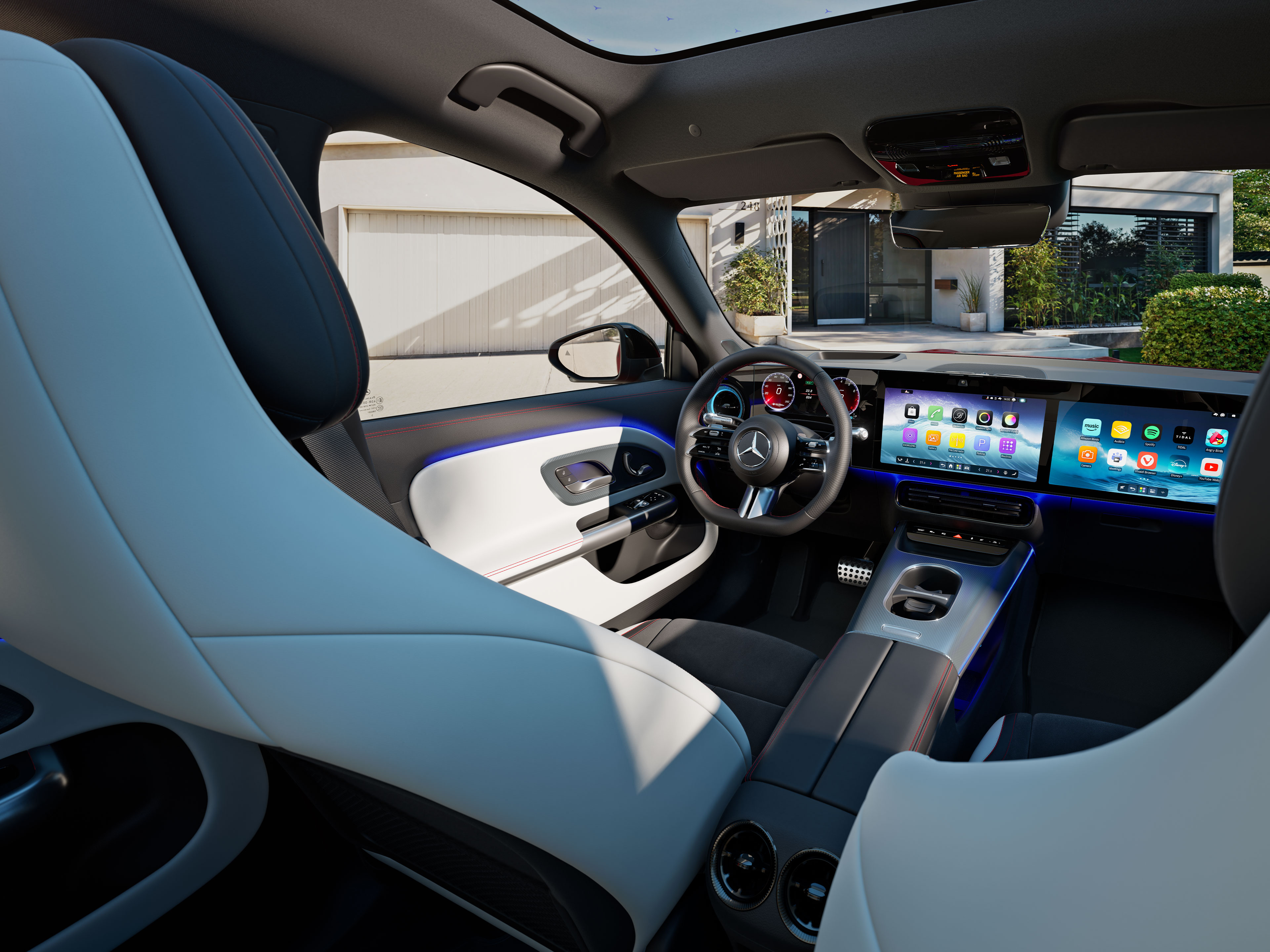 Interior | Noul model GLB | Mercedes-Benz Interiorul noului model GLB de la Mercedes-Benz.