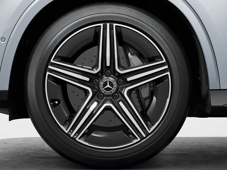 Instalația de frânare a modelului Mercedes-Benz GLC Coupé.