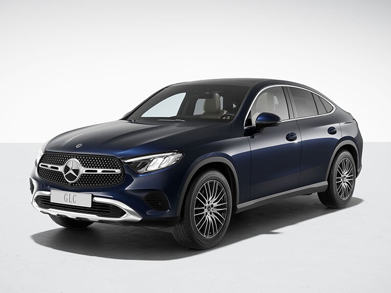 Modelul Mercedes-Benz GLC Coupé cu linia de echipare AVANTGARDE.