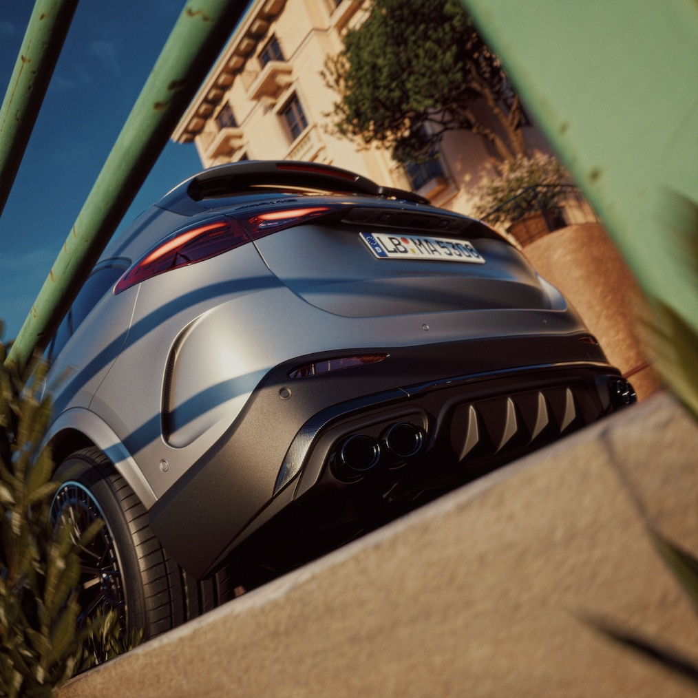 Pachetul AMG DYNAMIC PLUS al noului Mercedes-AMG GLC SUV.