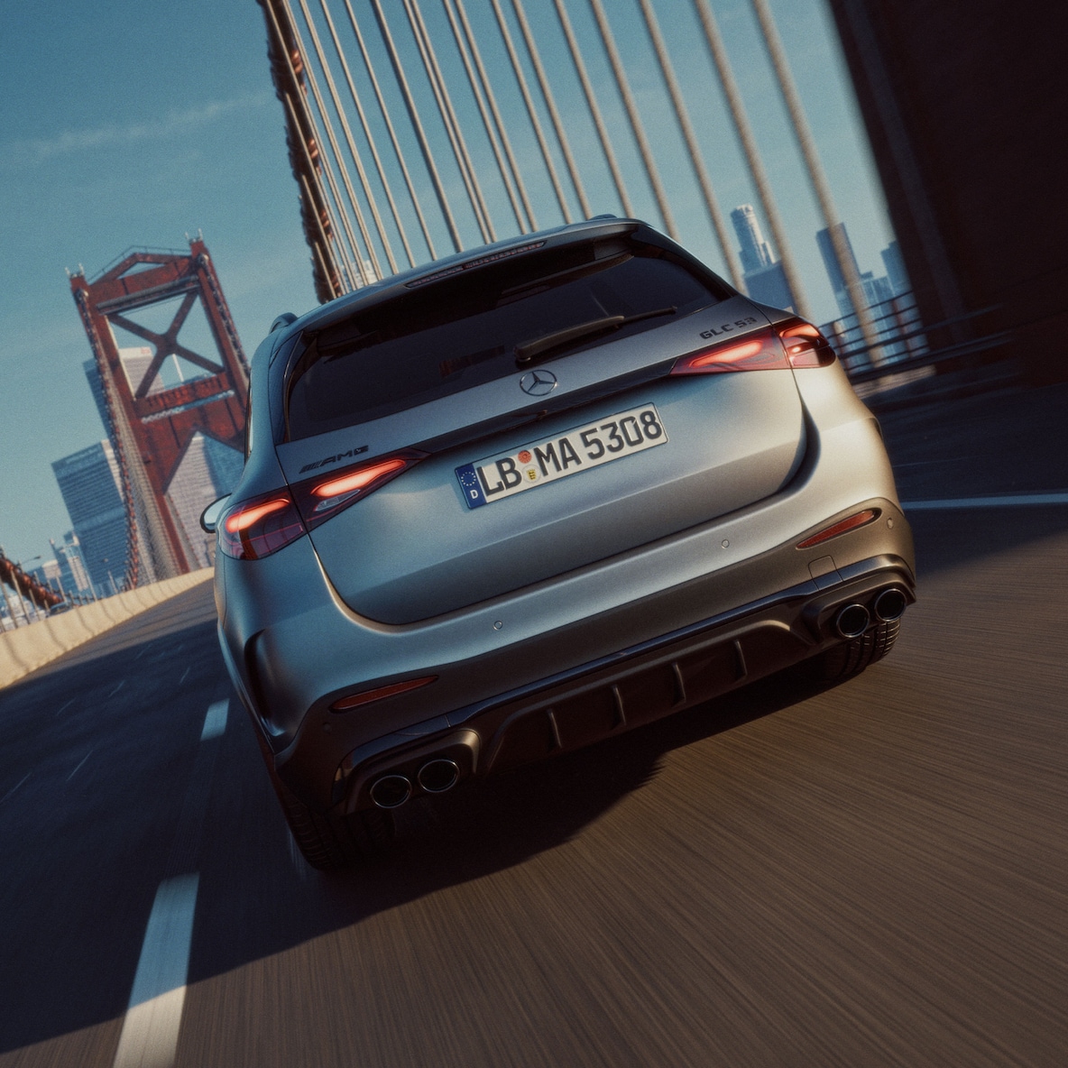 Motorizarea noului Mercedes-AMG GLC SUV.