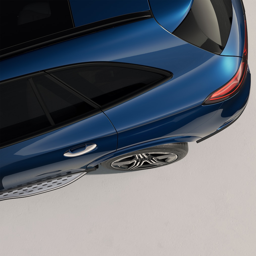 Șasiul modelului Mercedes-Benz GLC.