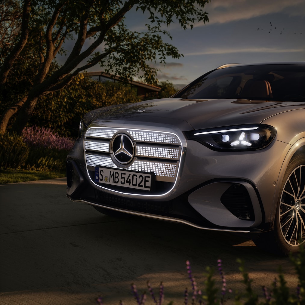 Exteriorul noului model GLC cu tehnologie EQ de la Mercedes-Benz.