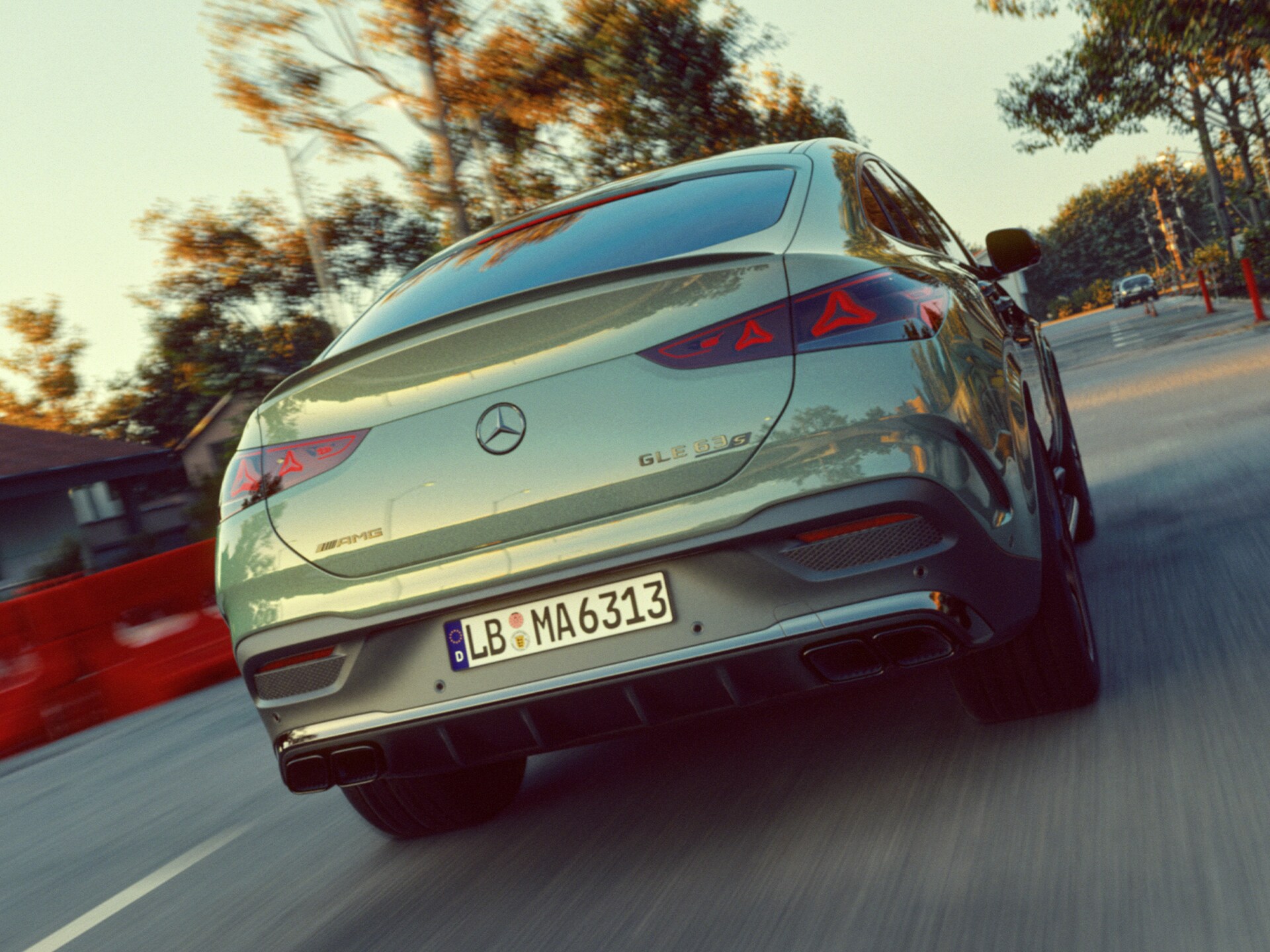 Noul design spate al modelului Mercedes-AMG GLE 63 S Coupé.