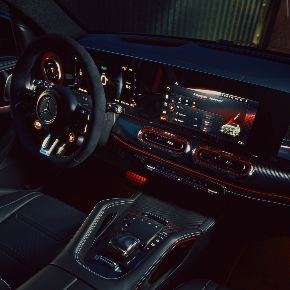 Scaunele AMG din modelul Mercedes-AMG GLE Coupé.