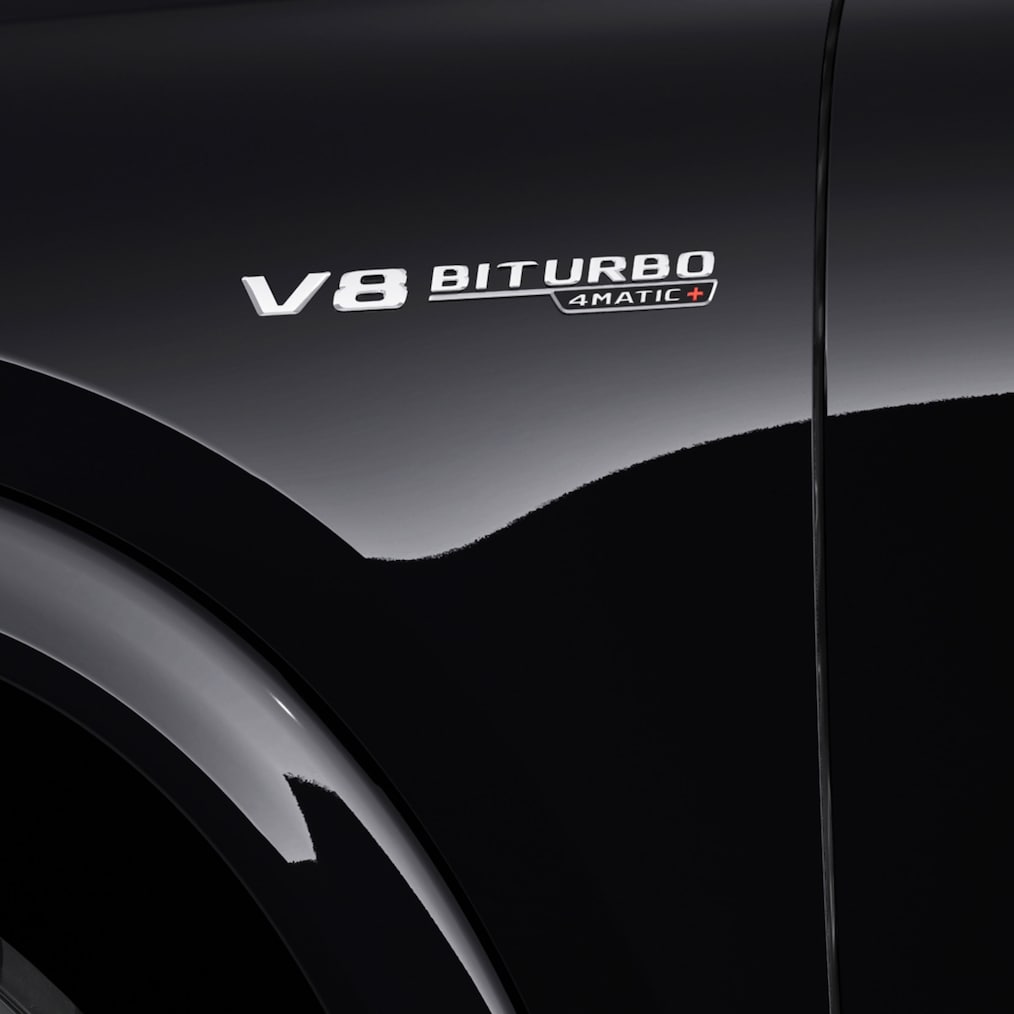 Motorul AMG V8 de 4,0 litri din noul Mercedes-AMG GLE 63 S Coupé.