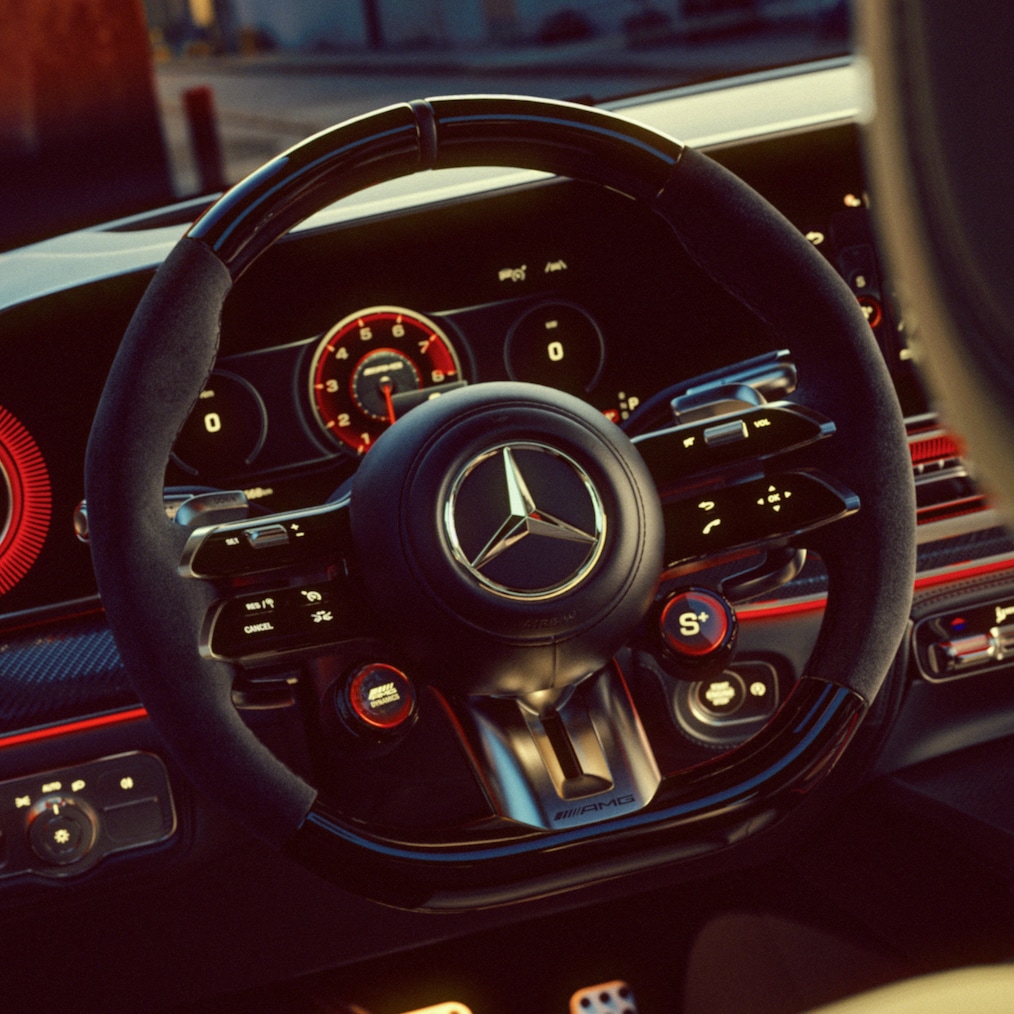 Volanul AMG din Mercedes-AMG GLE 63 S Coupé.