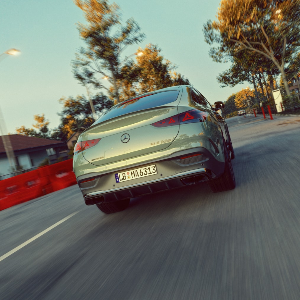 Noul design al părții din spate al modelului Mercedes-AMG GLE 63 S Coupé.