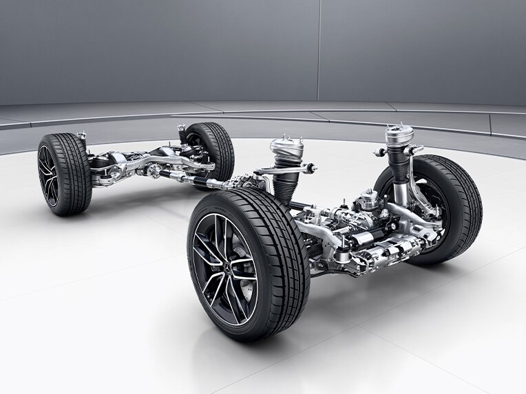 Pachetul AIRMATIC al noului model Mercedes-Benz GLE Coupé.