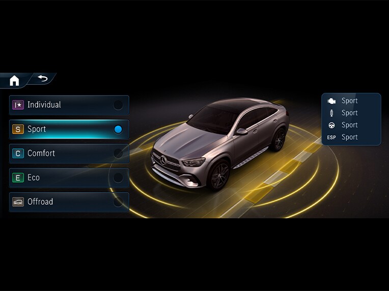 DYNAMIC SELECT al noului model Mercedes-Benz GLE Coupé.