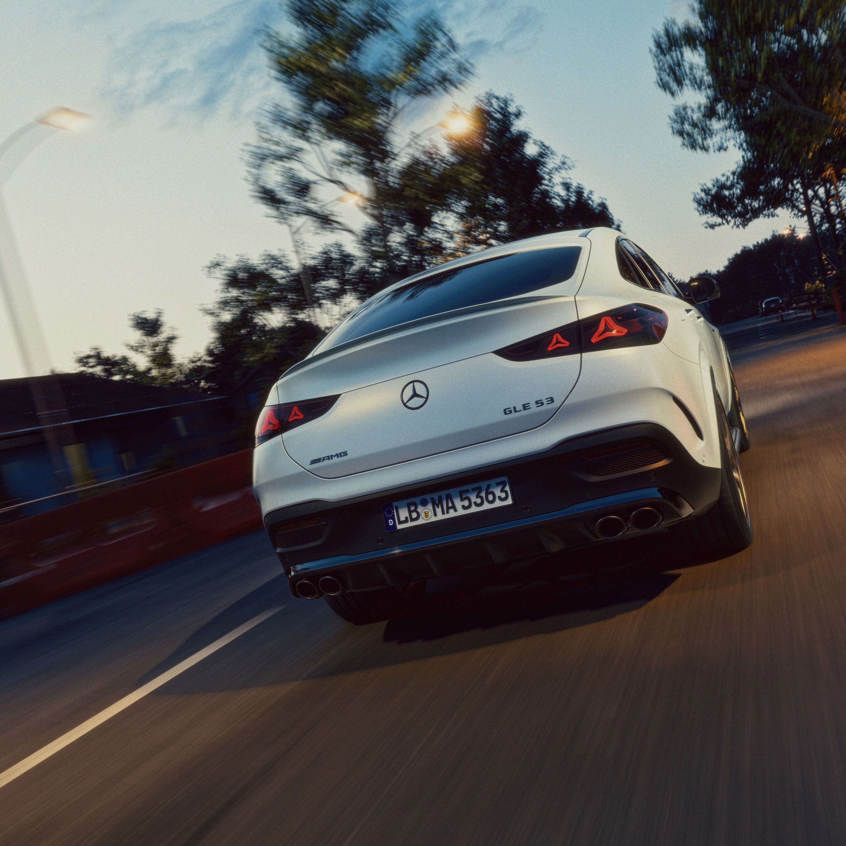 Exteriorul noului model Mercedes-AMG GLE Coupé.