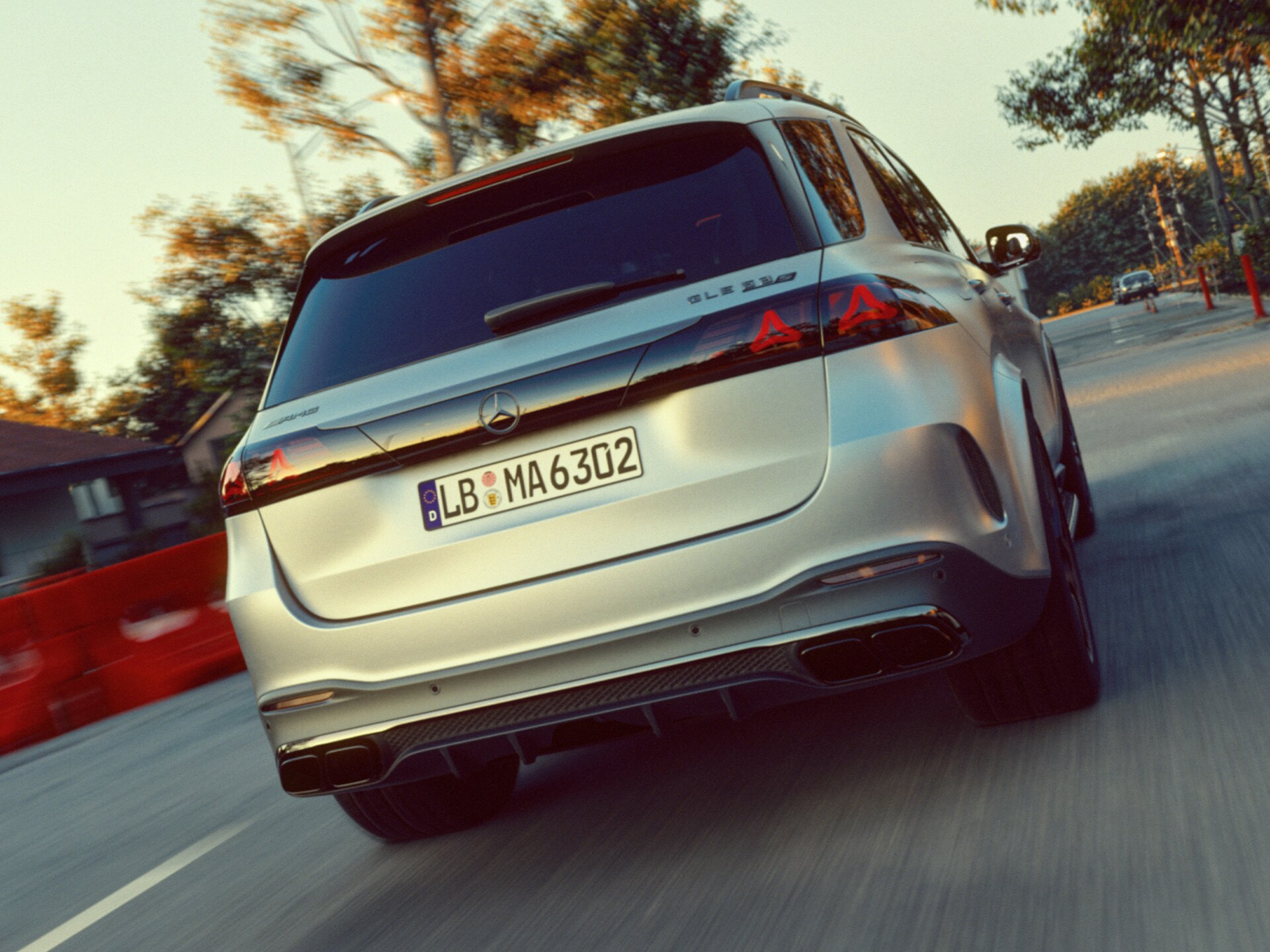 Noul design spate al modelului Mercedes-AMG GLE 63 S SUV.