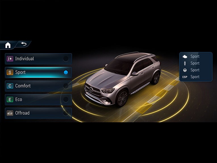 Sistemul DYNAMIC SELECT pentru schimbarea programelor de rulare.